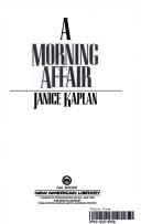 Cover of: A morning affair