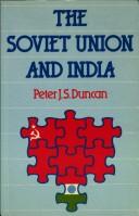 Cover of: The Soviet Union and India by Peter J. S. Duncan