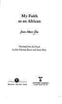 Cover of: My faith as an African
