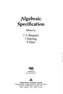 Cover of: Algebraic specification