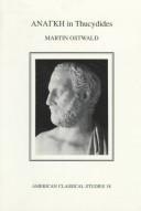 Cover of: Anagke in Thucydides by Martin Ostwald