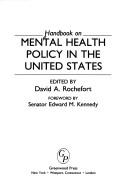 Cover of: Handbook on mental health policy in the United States