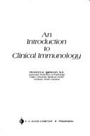 Cover of: An introduction to clinical immunology