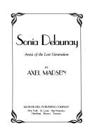 Cover of: Sonia Delaunay by Axel Madsen