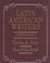 Cover of: Latin American writers