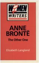 Cover of: Anne Brontë by Elizabeth Langland