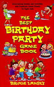 Cover of: Best Birthday Party Game Book, The