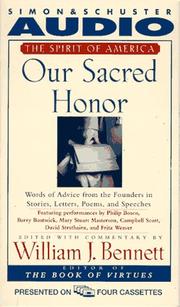 Cover of: Our Sacred Honor by 