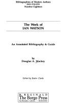 The Work of Ian Watson by Douglas A. Mackey