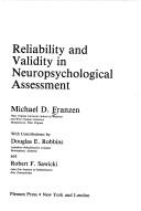 Cover of: Reliability and validity in neuropsychological assessment