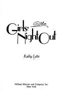 Cover of: Girl's night out