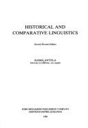 Historical and comparative linguistics by Raimo Anttila
