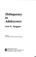 Cover of: Delinquency in adolescence