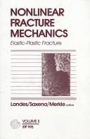 Cover of: Nonlinear fracture mechanics