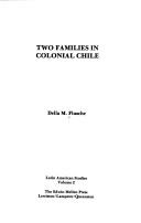 Cover of: Two families in colonial Chile