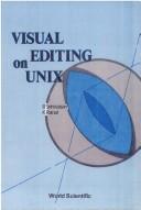 Cover of: Visual editing on unix