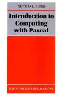 Cover of: Introduction to computing with Pascal