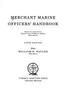 Merchant Marine officers' handbook by editor, William B. Hayler.