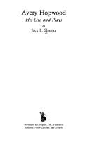 Avery Hopwood by Jack F. Sharrar