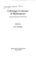 Cover of: Coleridge's criticism of Shakespeare