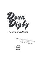 Cover of: Dear Digby by Carol Muske-Dukes