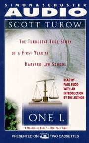 Cover of: One L by Scott Turow