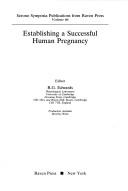 Cover of: Establishing a successful human pregnancy