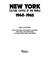 Cover of: New York, culture capital of the world, 1940-1965