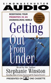 Cover of: Getting Out from Under by Stephanie Winston, Stephanie Winston