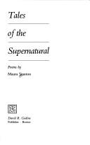 Cover of: Tales of the supernatural by Maura Stanton