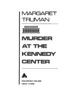 Cover of: Murder at the Kennedy Center by Margaret Truman
