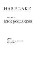 Cover of: Harp lake by John Hollander