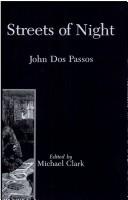 Streets of night by John Dos Passos