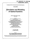 Cover of: Simulation and modeling of optical systems