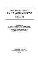 Cover of: The complete poems of Anna Akhmatova by Anna Akhmatova