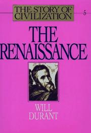 Cover of: The Renaissance (The Story of Civilization V) by Will Durant