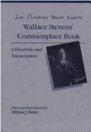 Cover of: Sur plusieurs beaux sujects: Wallace Stevens' commonplace book : a facsimile and transcription