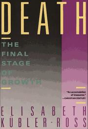 Cover of: Death: The Final Stage of Growth