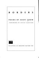 Cover of: Borders: poems