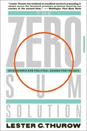 Cover of: Zero-Sum Solution