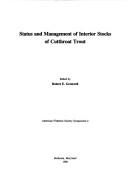 Cover of: Status and management of interior stocks of cutthroat trout