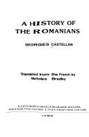 Cover of: A history of the Romanians