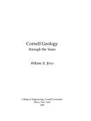 Cornell geology through the years by William R. Brice