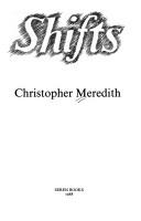 Cover of: Shifts by Christopher Meredith