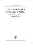 Cover of: In dankbarer Anerkennung by Hans-Otto Schembs