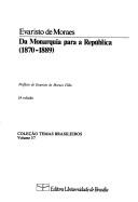 Cover of: Da monarquia para a república (1870-1889)