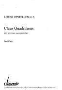 Cover of: Claus quadrifrons by Paul Claes