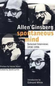 Cover of: Spontaneous Mind by Allen Ginsberg