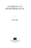 Cover of: Summon up remembrance by Marzieh Gail