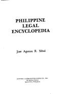 Cover of: Philippine legal encyclopedia